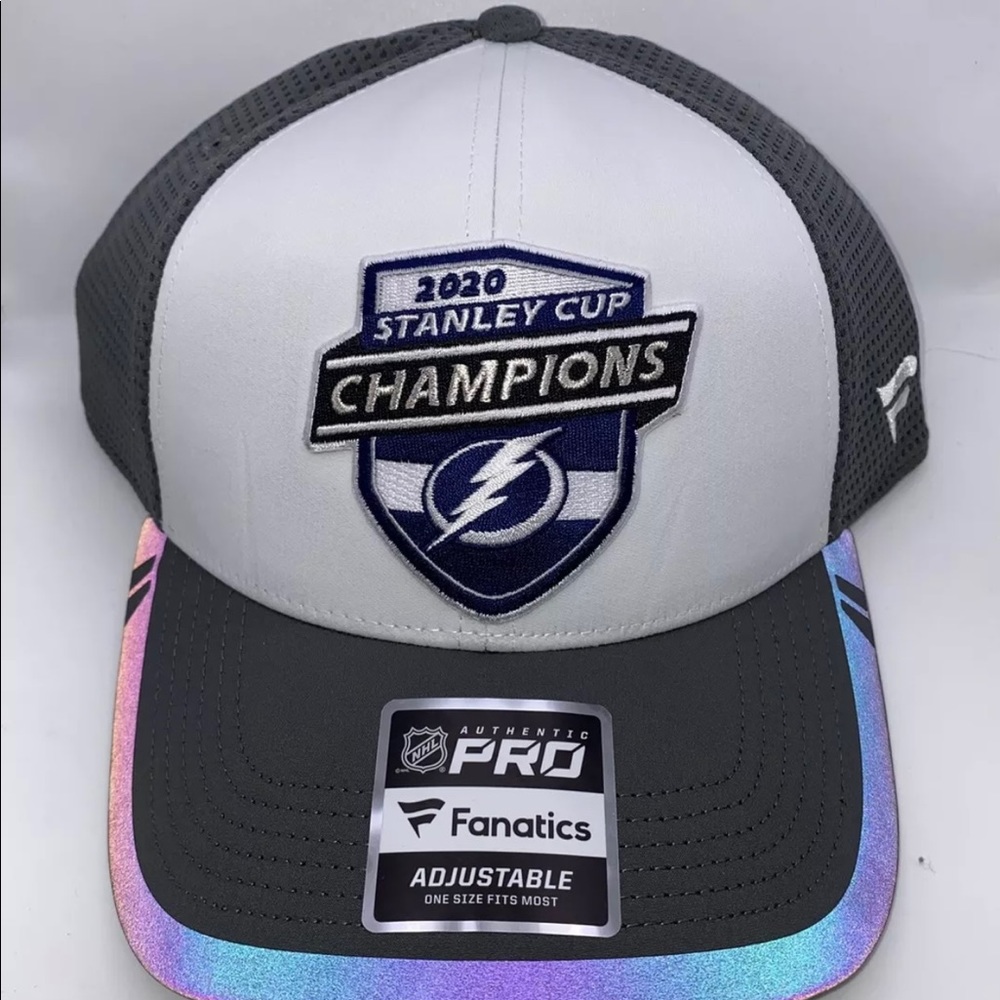 2020 NHL Tampa Bay Lightning Stanley Cup Champions Snap Back Trucker Hat Cap